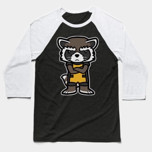 Angry Raccoon Baseball T-Shirt